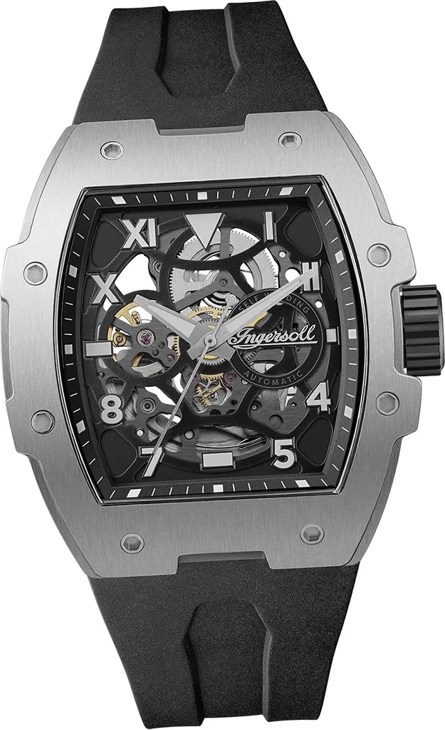 Montre homme analogique fiable et solide Ingersoll PUR noire