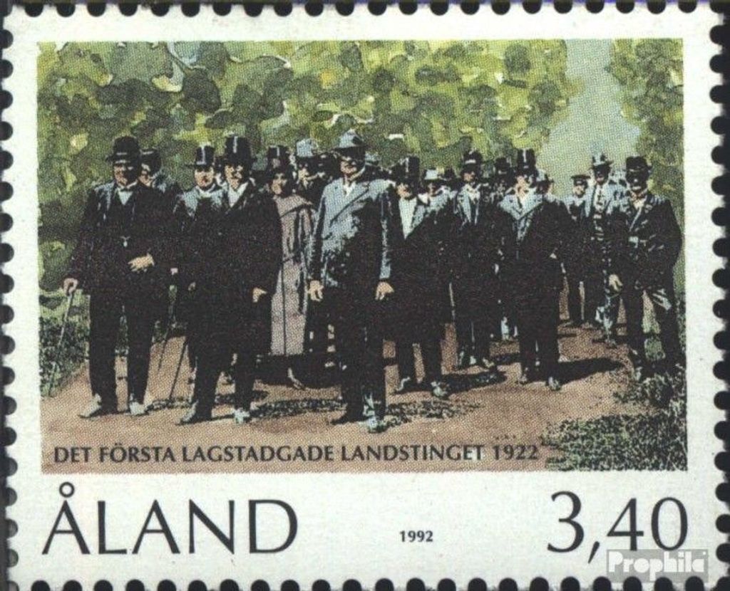 Briefmarken Finnland - Aland 1992 Mi 63 (kompl.Ausg.) postfrisch Landtag