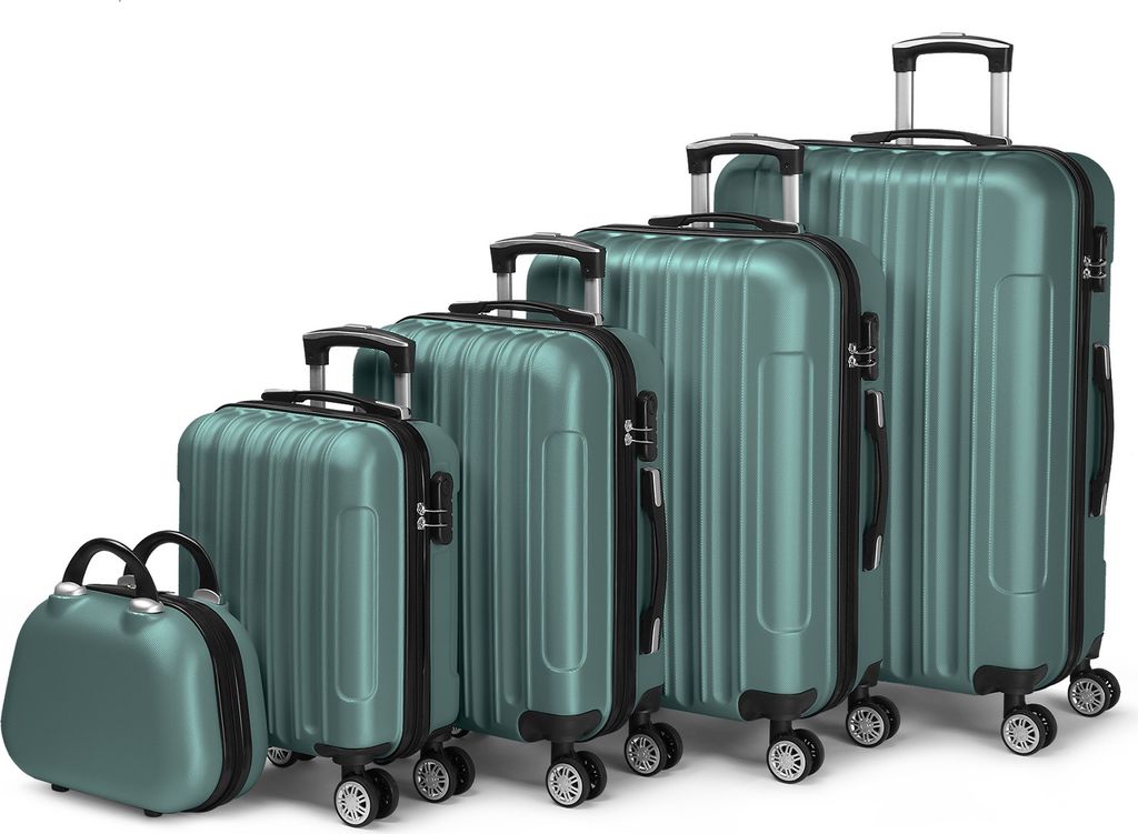 FCH Hartschalenkoffer Reisekoffer-Set Koffer-Set Produktbild 