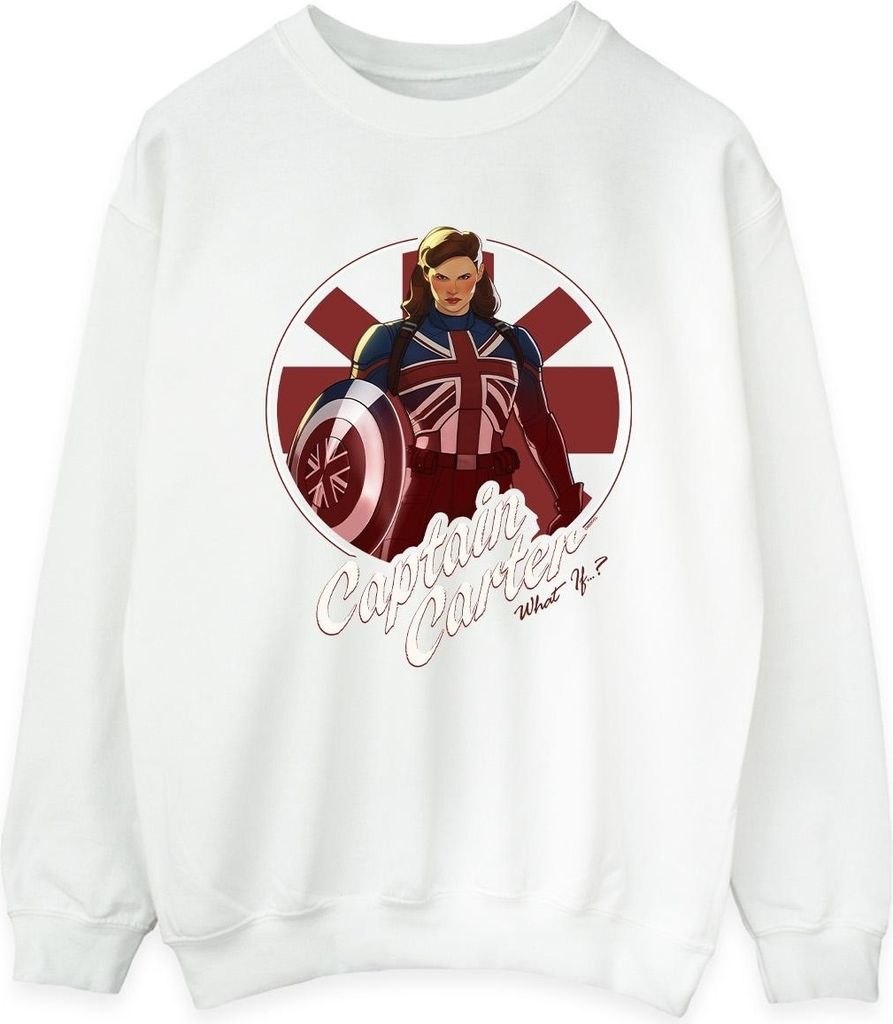 Marvel - "What If" Sweatshirt für Damen BI31368 (S) (Weiß)