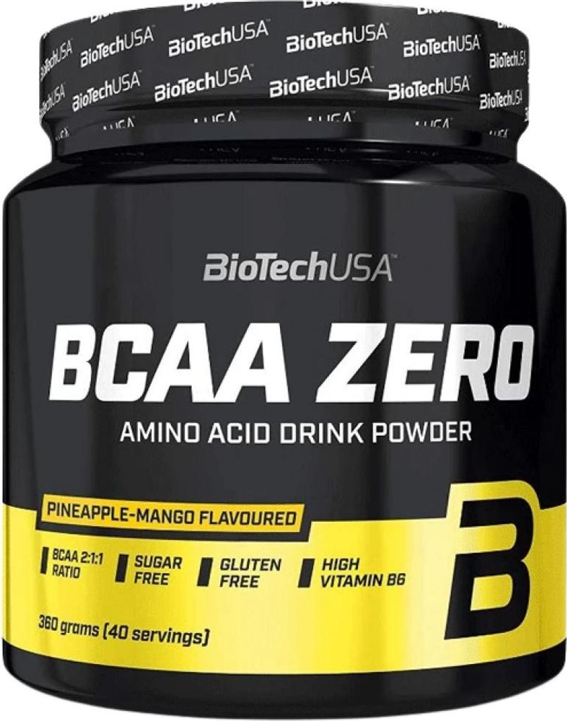 BioTech USA BCAA Zero 360 g ananás-mango / BCAA Obrázok produktu 