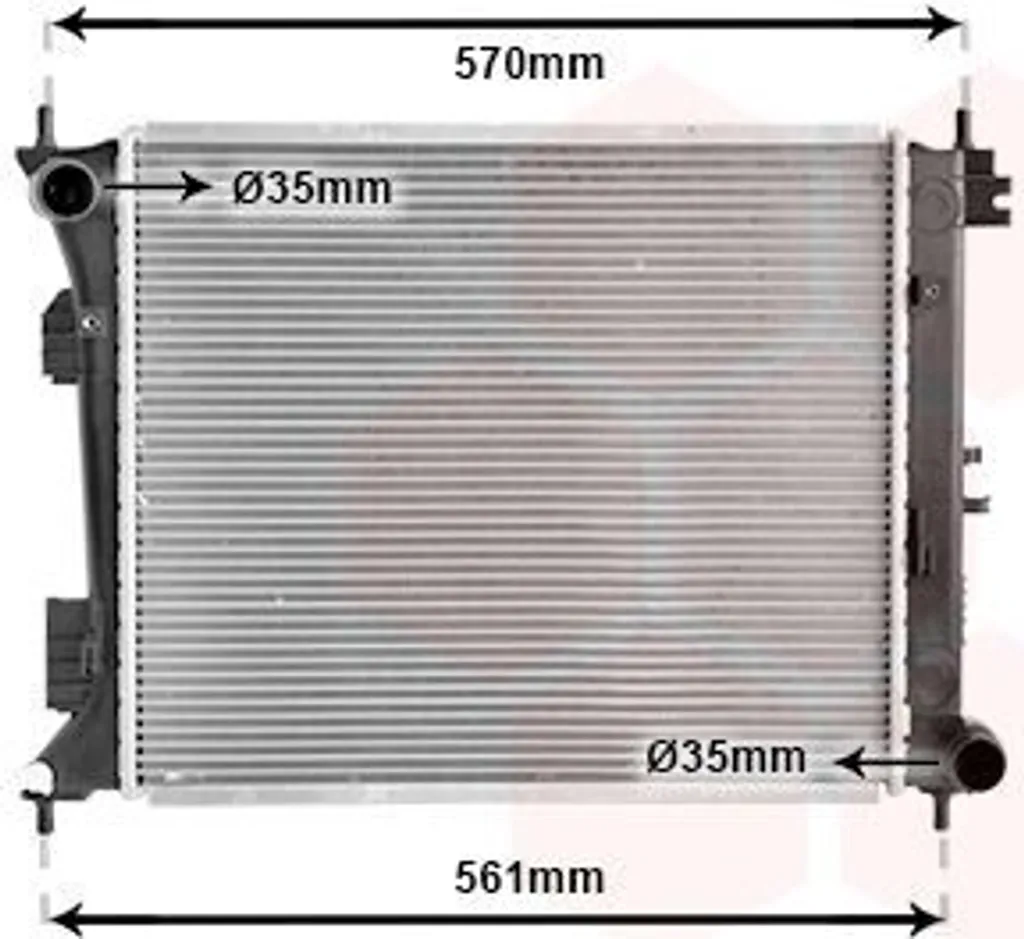 Évitez la surchauffe : Radiateur VAN WEZEL 82012705 HYUNDAI VELOSTER