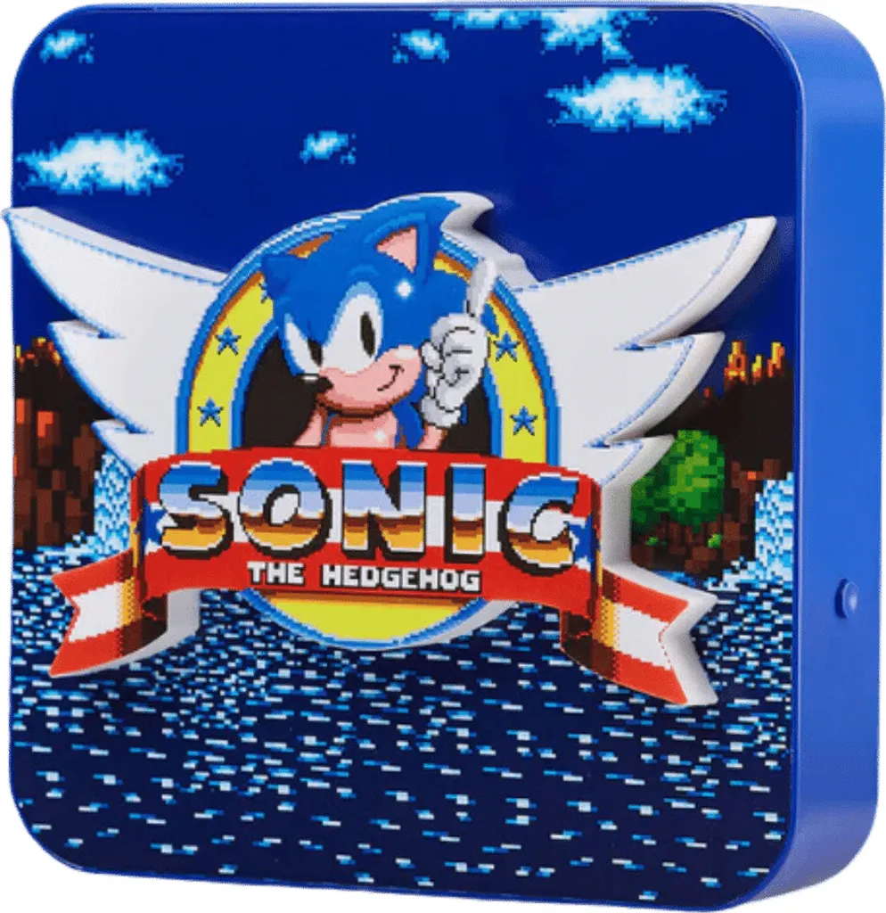 Éclairage d'Ambiance Sonic the Hedgehog Lampe 3D pour Chambre et Bureau