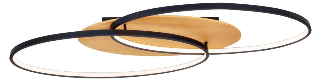Plafonnier LED 24W idéal pour chambre et bureau, modèle PORASO Italux