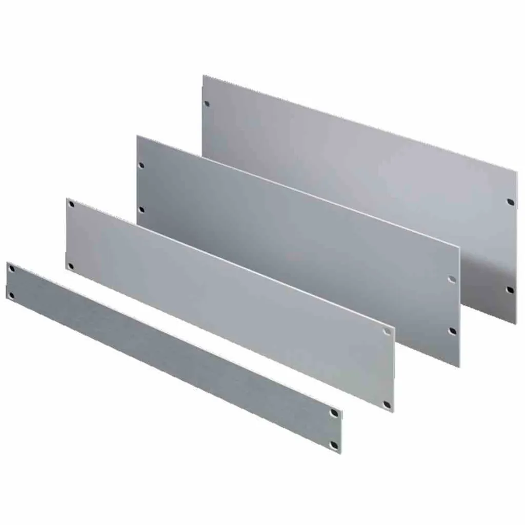 Plaque de fermeture 3HE Rittal en aluminium robuste pour baie serveur IT