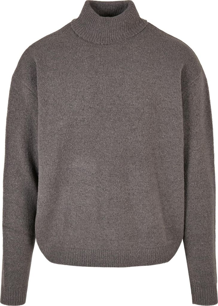 Urban Classics - Oversized Rollkragen Sweater asphalt - L