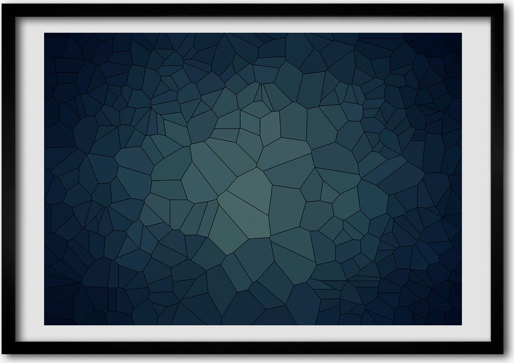 Bild - Bilder - Bilderrahmen - 70 cm x 50 cm - MDF-Rahmen, Wandkunst Abstraktion Hintergrund