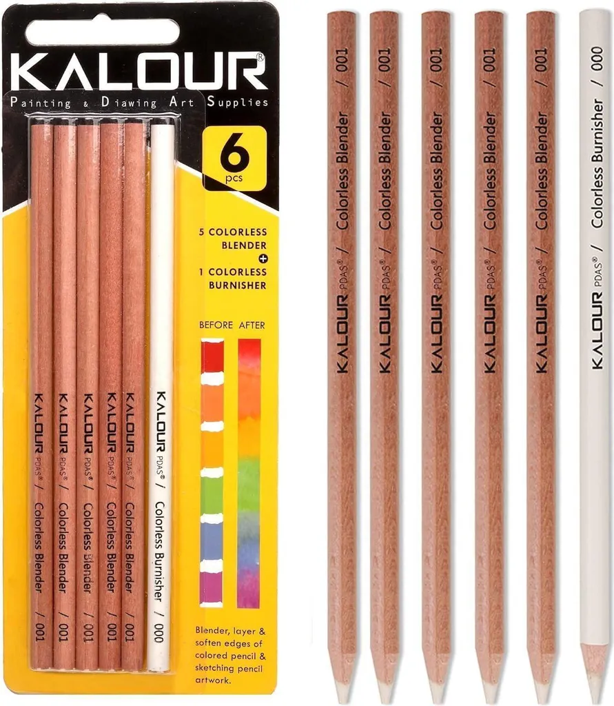Kit anti-traces pour crayons de couleur - Polissage et mixage parfait