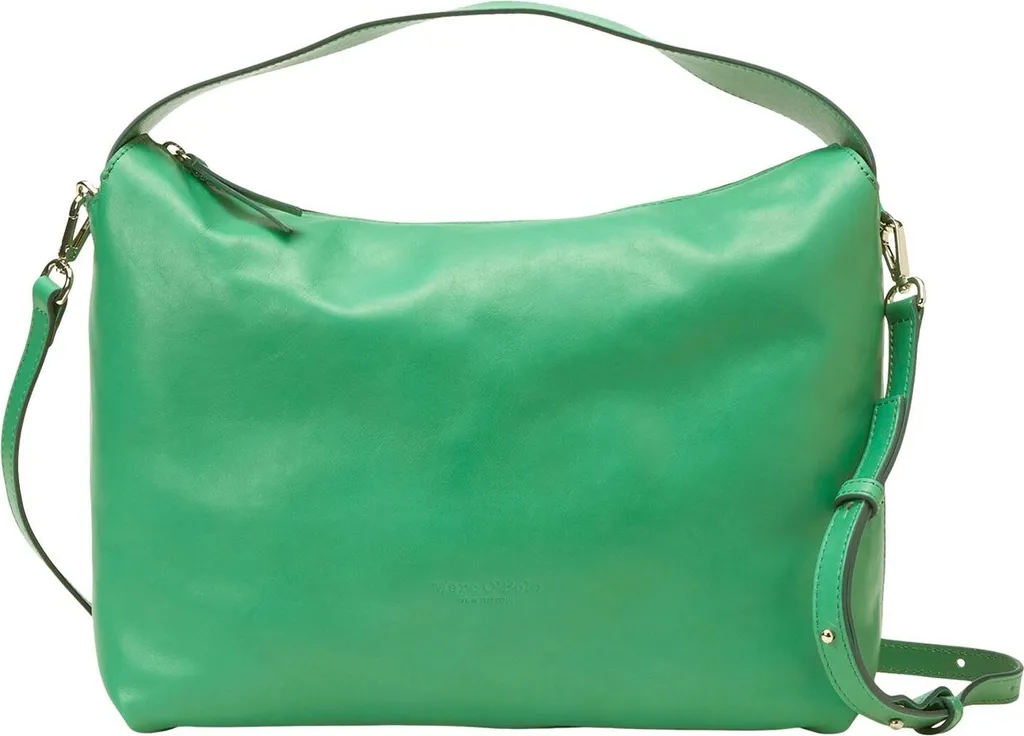 Sac fourre-tout spacieux et léger Marc O'Polo Tuvy vert en cuir
