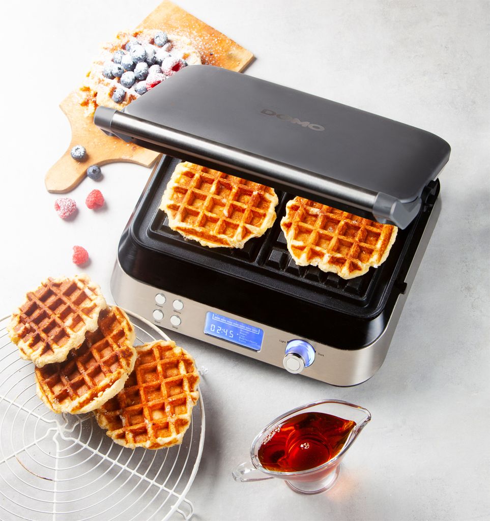 Domo DO9219W Waffeleisen, Materialmixgehäuse, 1600 Watt Produktbild 7