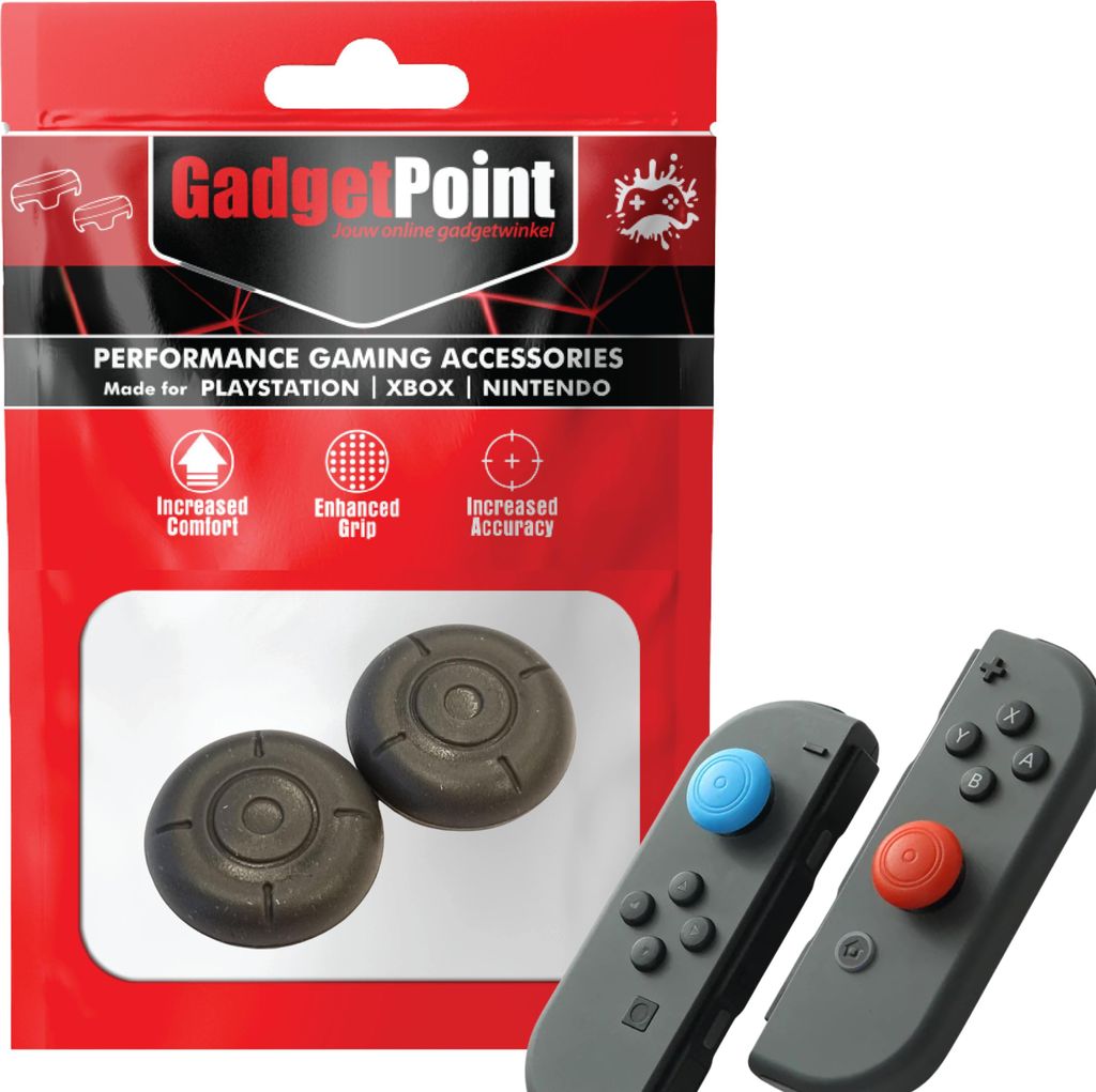 Thumbgrips - Thumb Grips voor Nintendo Switch Joy-Con Controllers - Gaming Thumbgrips - Performance Anti-Slip Thumbsticks - Bescherming Accessoires...