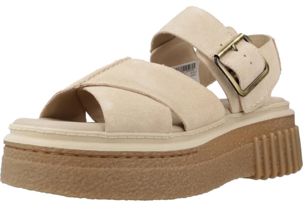 Clarks Damen Klassische Sandalen CL26181202 Farbe: Beige Produktbild 