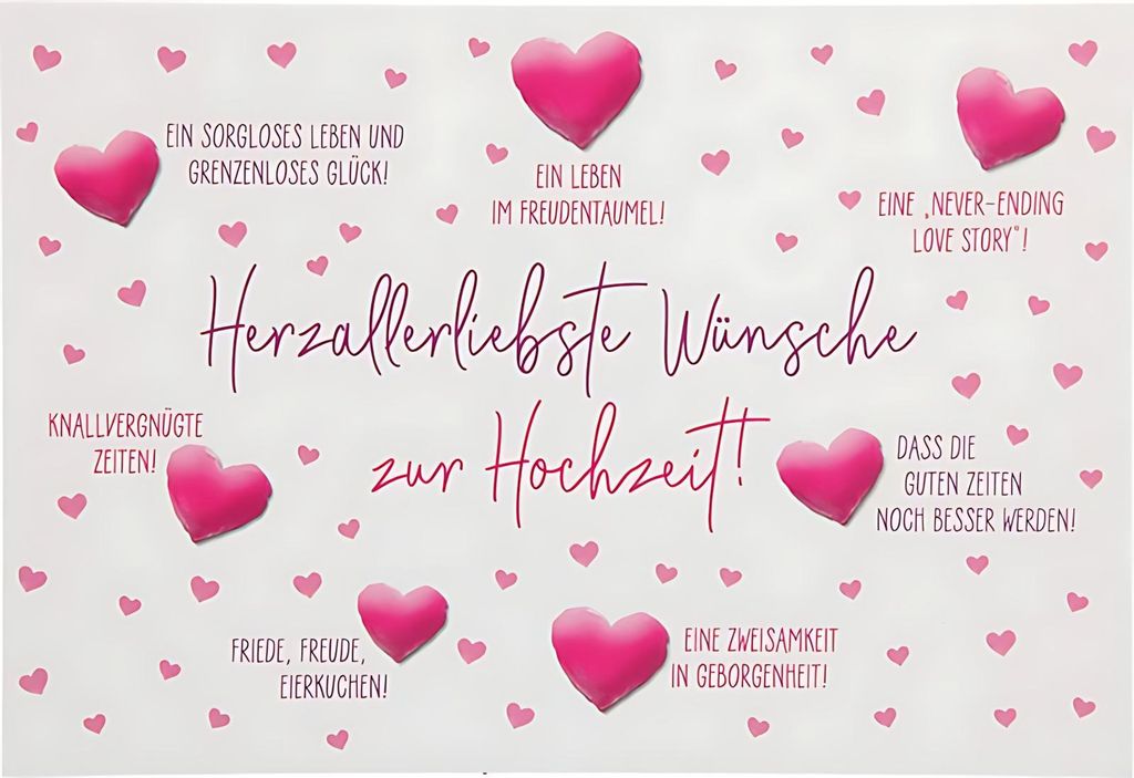 Cartolini Klappkarte mit Sprüchen zur Hochzeit 004