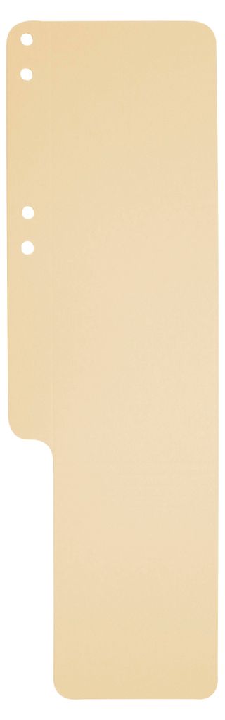Exacompta 13722B Elfenbeinschwanzfeile 320g 100x318mm Produktbild 