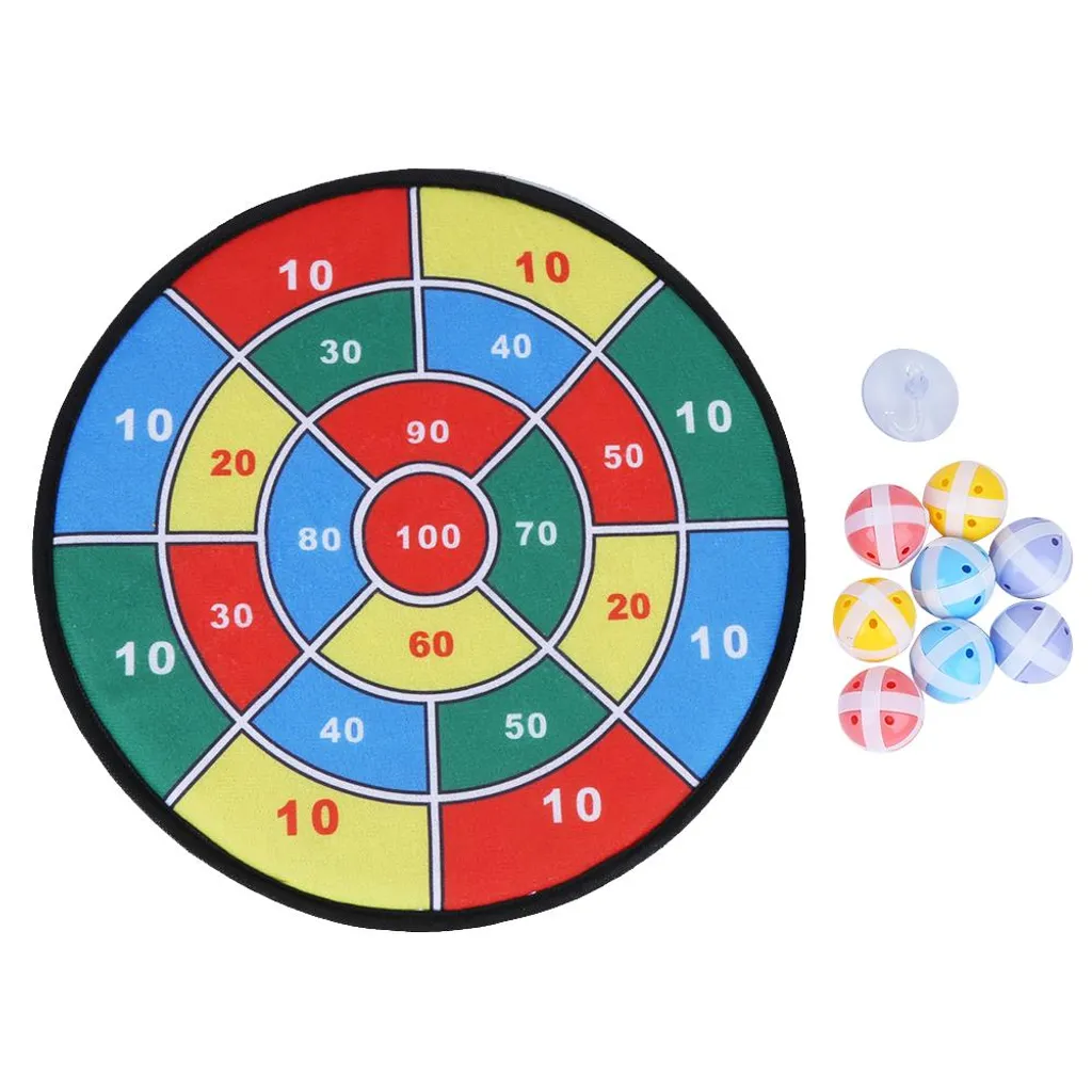 Jeu de cible souple et balles adhésives pour loisirs créatifs enfant