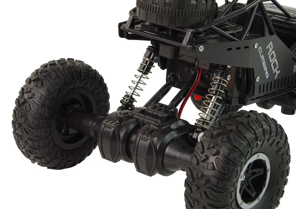 RC Rover 1:16 Voiture Noire Télécommandée - Buggy Tout-Terrain Rapide - 4
