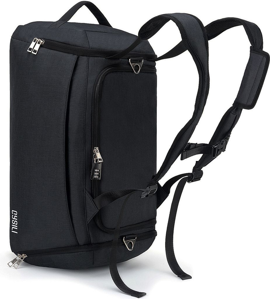 MODFU Laptoprucksack Laptop Rucksack 42L Wasserbeständig Laptoptasche 54.8x26.9x27.9cm Laptop Anti-Diebstahl, Backpack mit Laptopfach,Schwarz