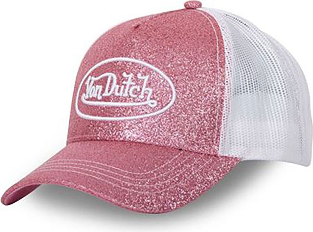 Von Dutch Glitter Kappe Rosa Mann Rosa One Size
