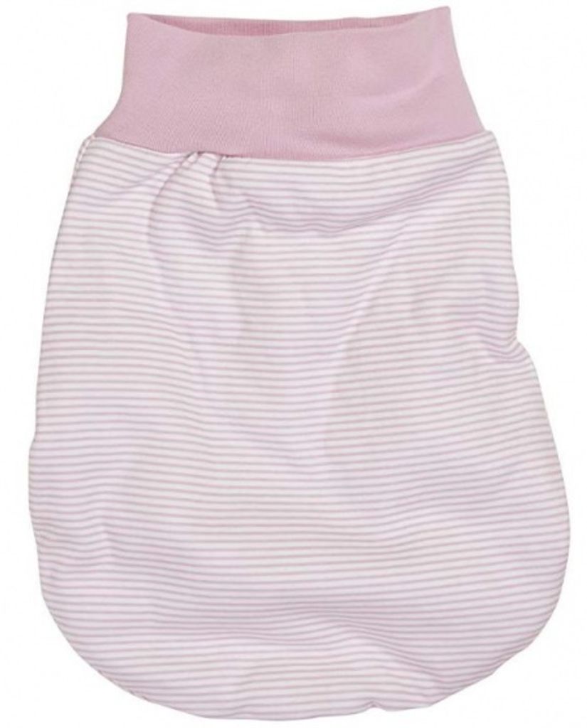 Schnizler Schlafsack Ringel Junior Baumwolle rosa/weiß Größe Einheitsgröße