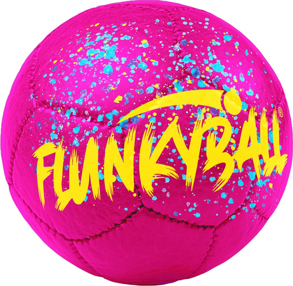 Flunkyball Ball 15cm pink gelb Outdoor Spielball Freizeit Spiel Zubehör Festival