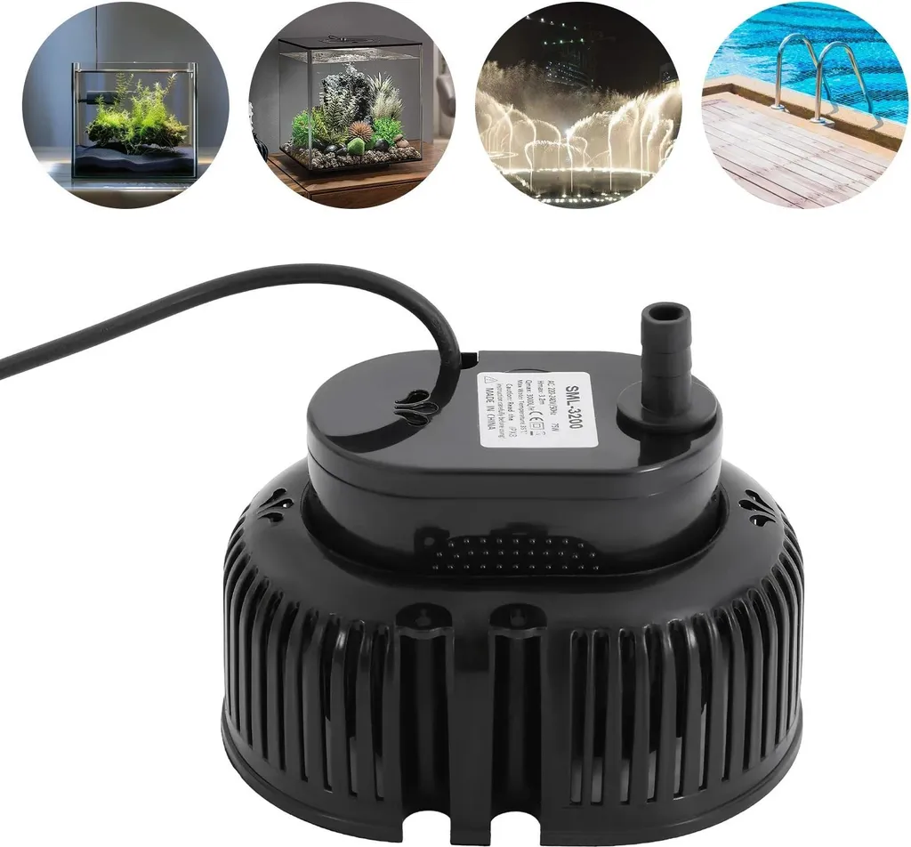 Pompe vide-cave submersible pour piscine et eaux usées 220V - Vert 3m