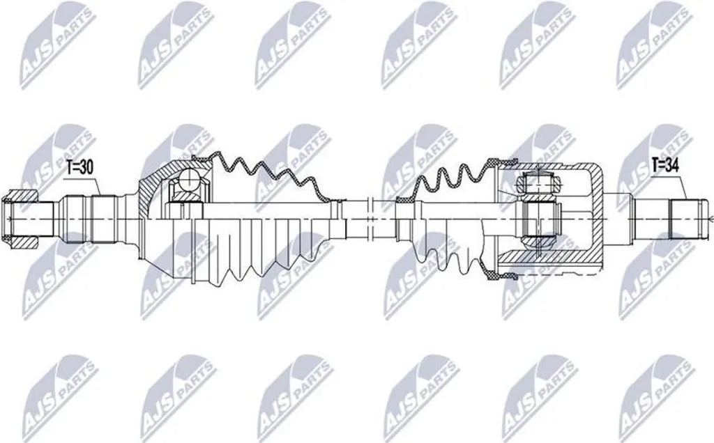 Cardan Arbre de Transmission pour Insignia OE 414715 NTY NPW-PL-109