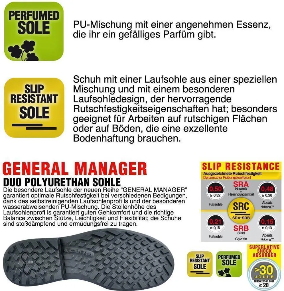 Basket de sécurité S1P SRC style Budapest - Chaussure professionnelle