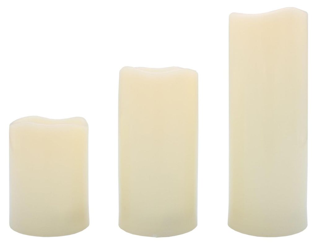 1.09 Set van 3 LED-kaarsen voor buiten, met timerfunctie Productafbeelding 