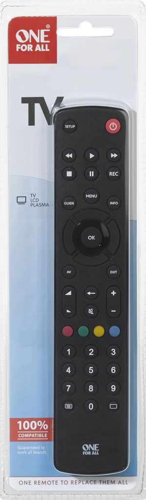 One for All Contour TV Universalfernbedienung  URC 1210 Produktbild 