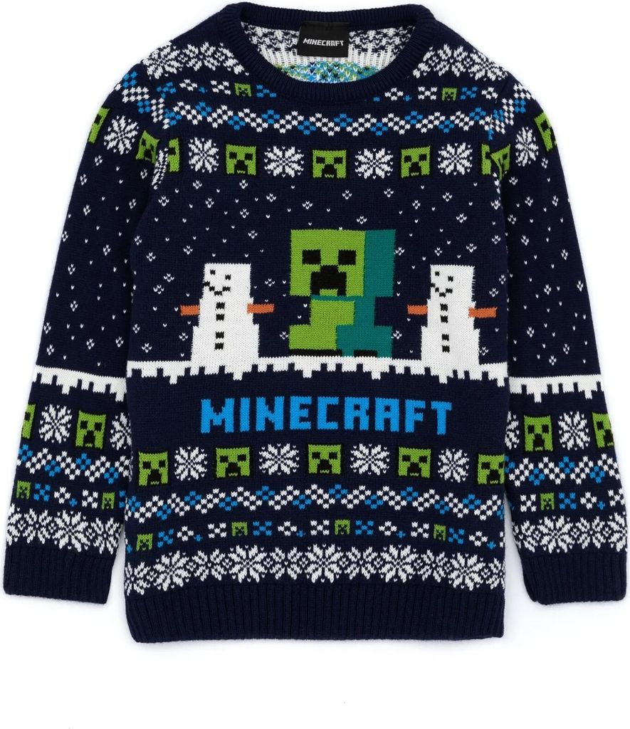 Minecraft - Pullover für Kinder - weihnachtliches Design Produktbild 1