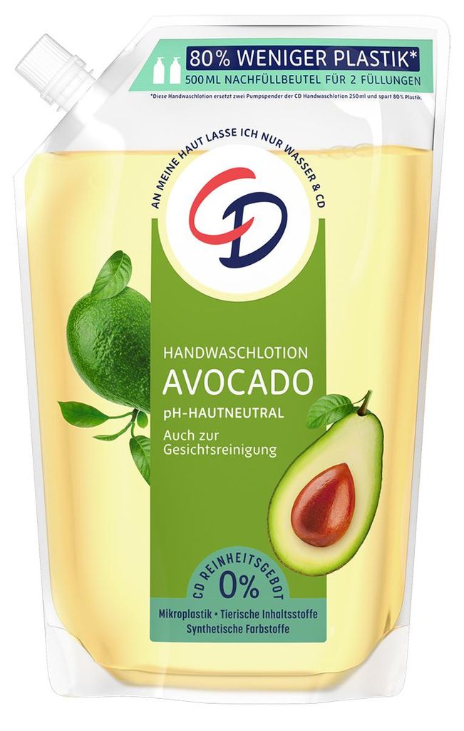CD Wash Lotion Avocado Refill 500ml Zdjęcie produktu 
