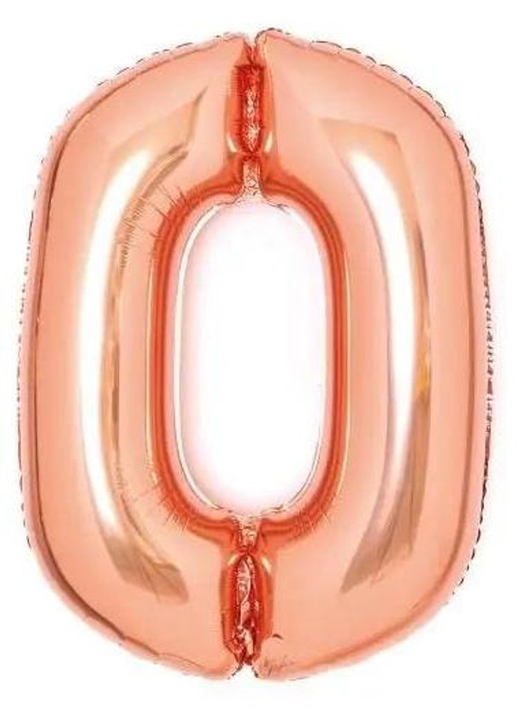 amscan Folienballon Zahl 0