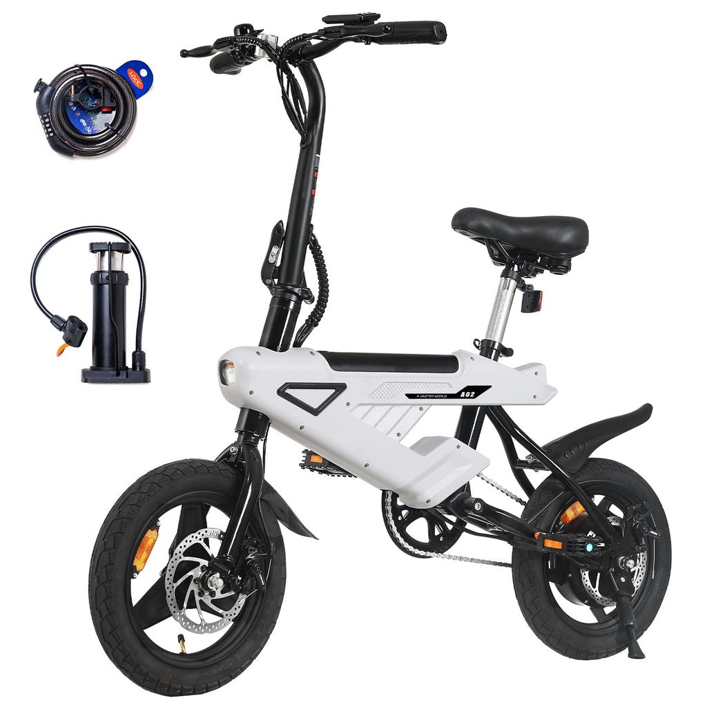 A02 E-Bike Klapprad 14 Zoll, 250W Motor, herausnehmbarer Produktbild 