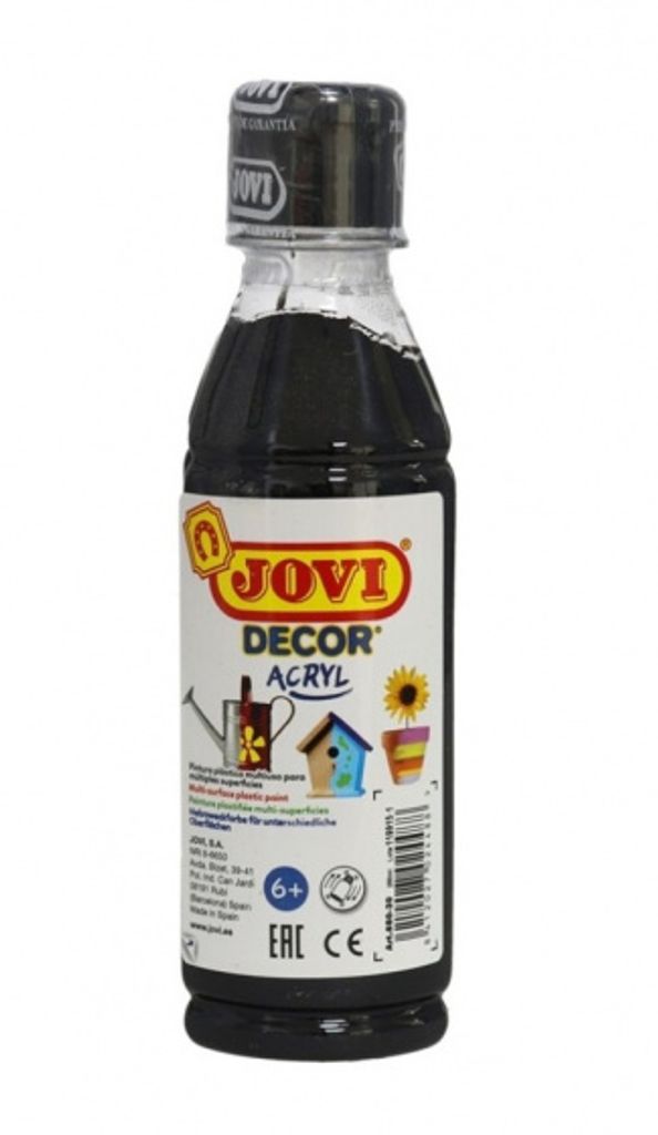 Jovi 68030 Acrylfarbe Black 250 ml 1 stk