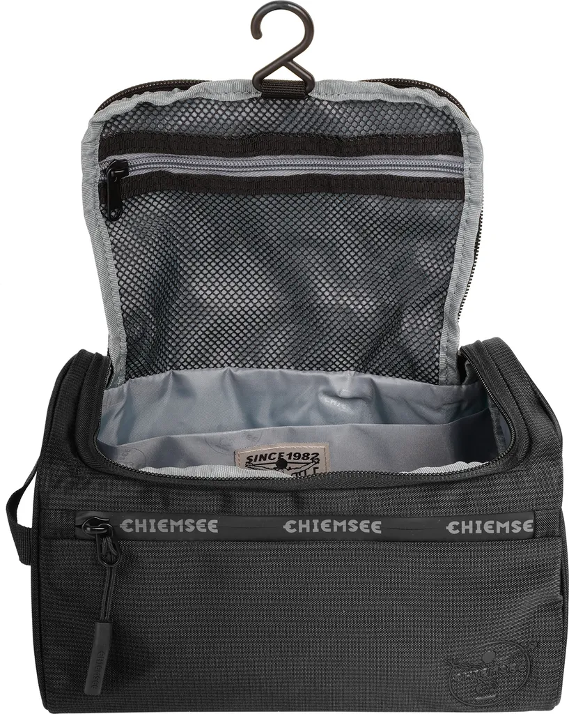 CHIEMSEE Borsa da Toilette per Tutta la Famiglia - Light N Base Nero - 10