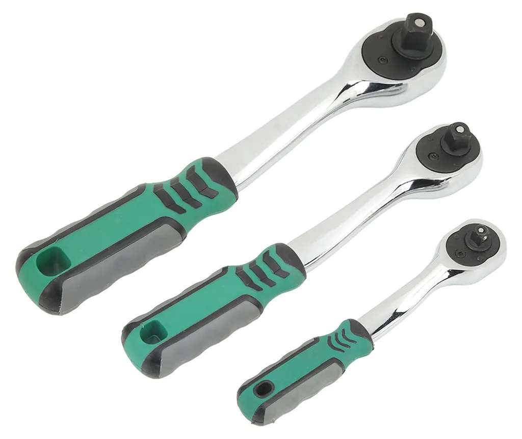 Clé à douille à cliquet 72 dents inox avec système de verrouillage rapide - 5