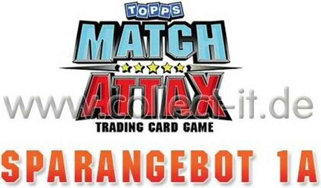 Match Attax - Spar 1A - Saison 13/14 - 1000 gemischte Base-Karten