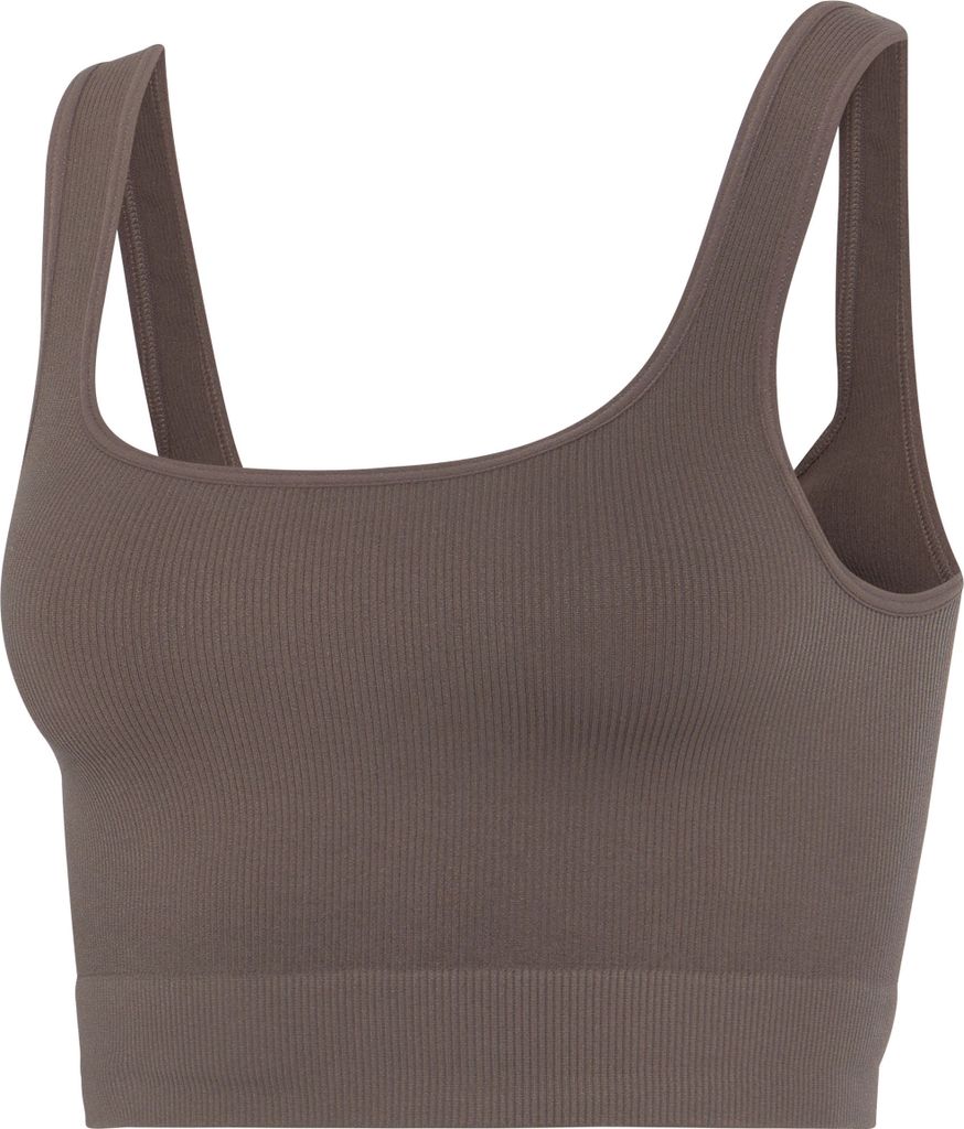 LASCANA Crop-Top braun Größe L XL