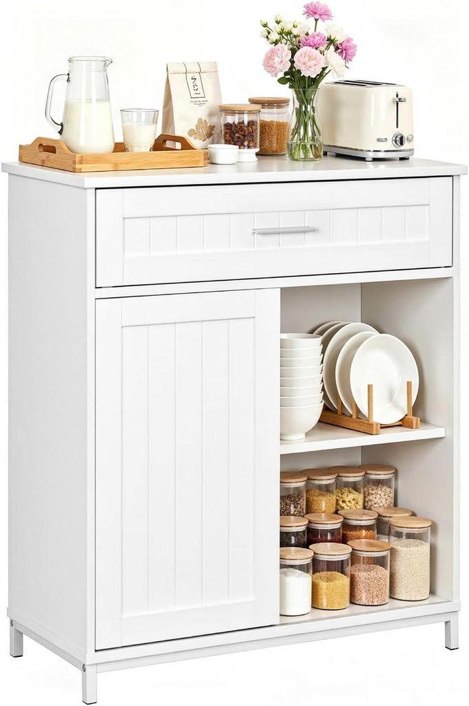 WOLTU Sideboard, Küchenschrank mit Arbeitsplatte, Produktbild 