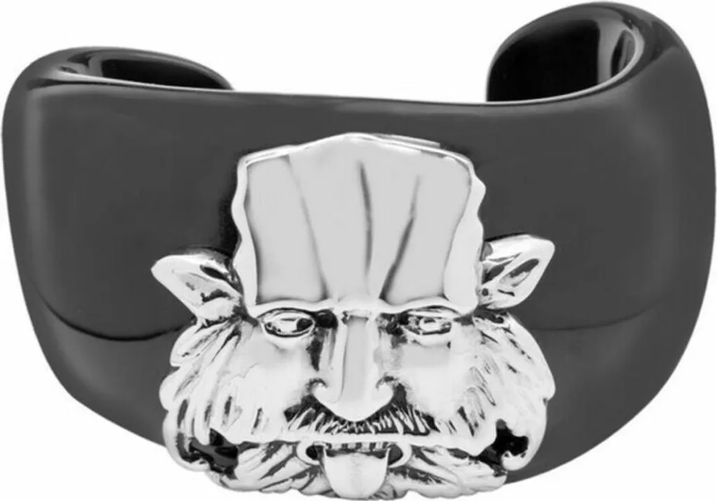 Folli Follie 4BOTO27BLACK Bracciale Nero Resin - Accessorio Fashion