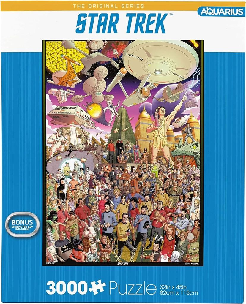 Puzzle 3000 elementów Star Trek: Oryginalny obraz artysty Dusty Abella
