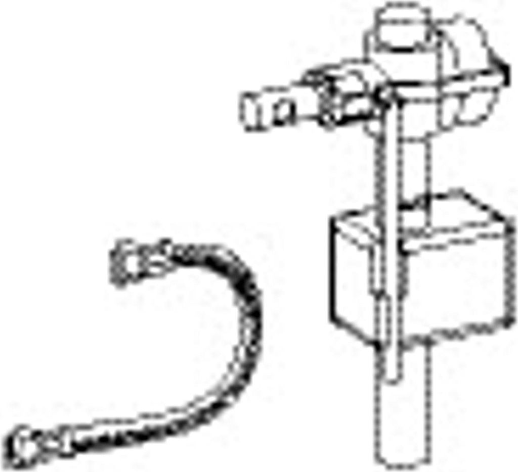 MEPA Ersatzset UPSK SC R11 Füllventil mit Panzerschlauch, Spülkasten Sanicontrol
