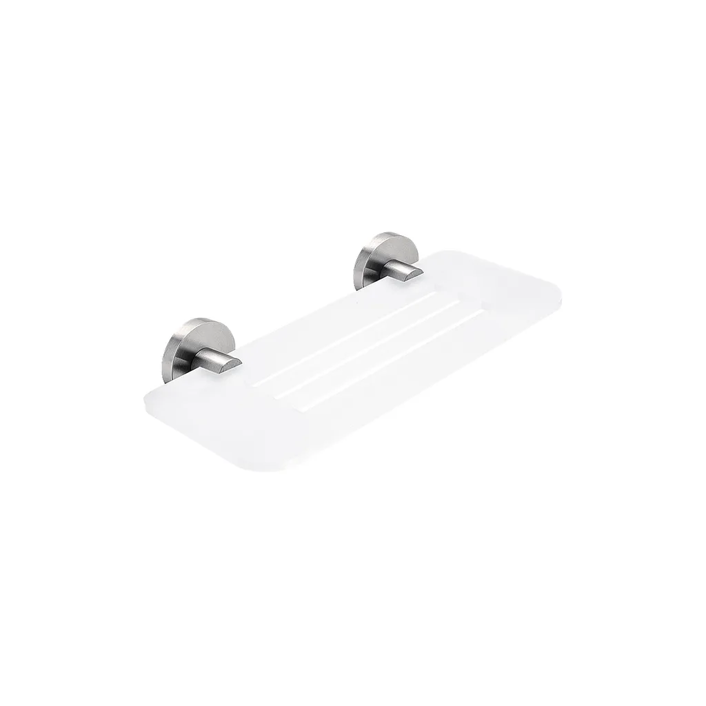 Tablette de douche murale inox 30cm Nimco IXI pour rangement cosmétique