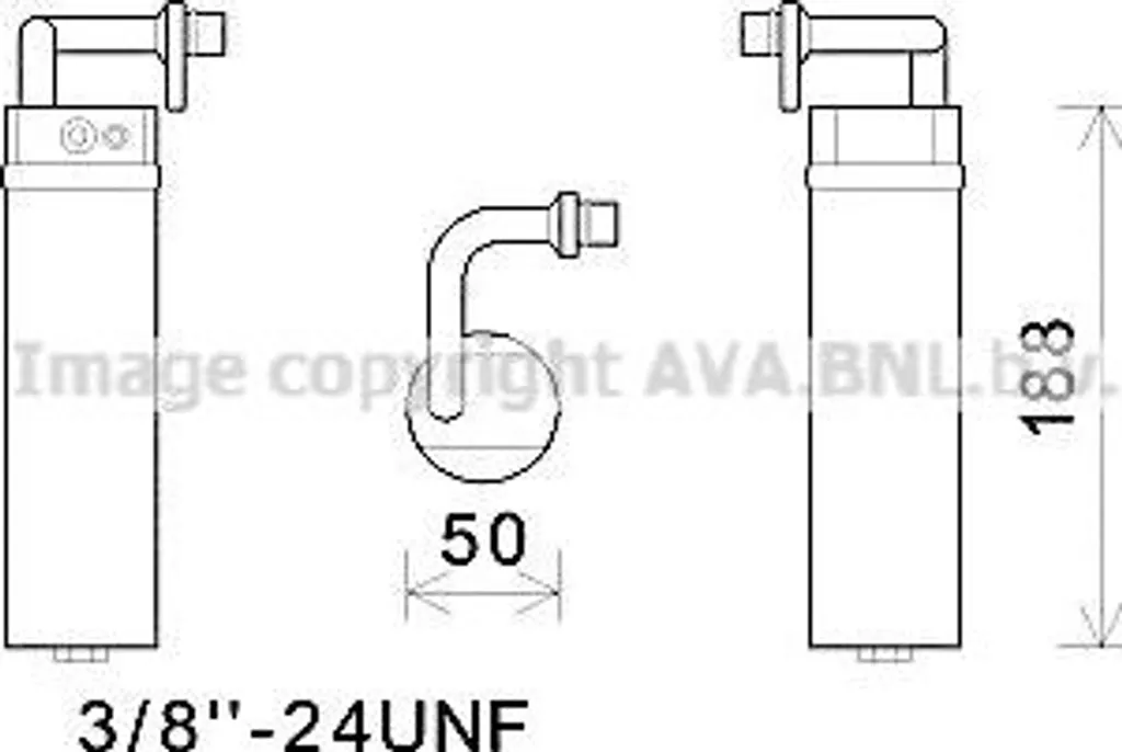 Sécheur Climatisation DND282 Haute Performance OE 92131JD00A Nissan