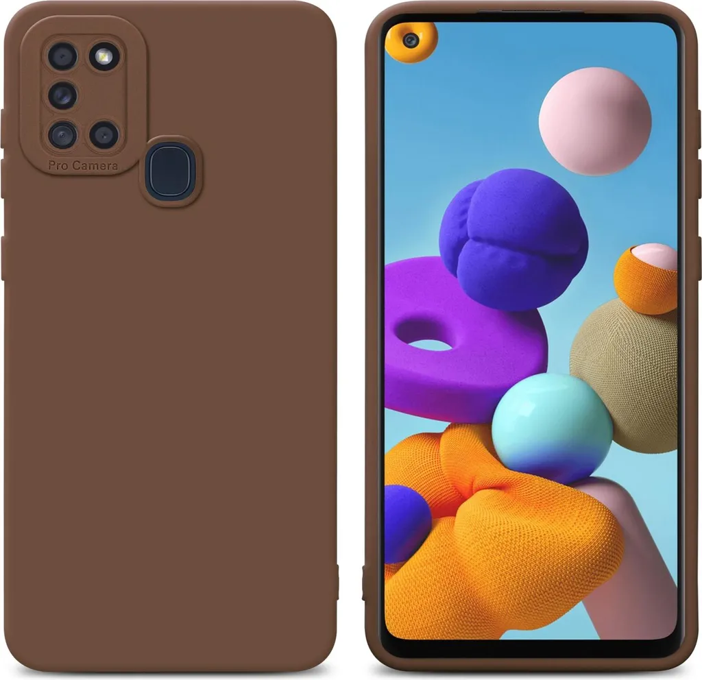 Custodia Samsung Galaxy A21s Cadorabo Marrone - Stile e Protezione