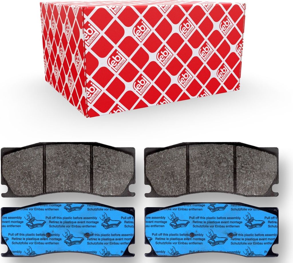 Febi Bremsbeläge Satz Vorne Bremsklötze für JAGUAR XK Coupe (X150) 116093