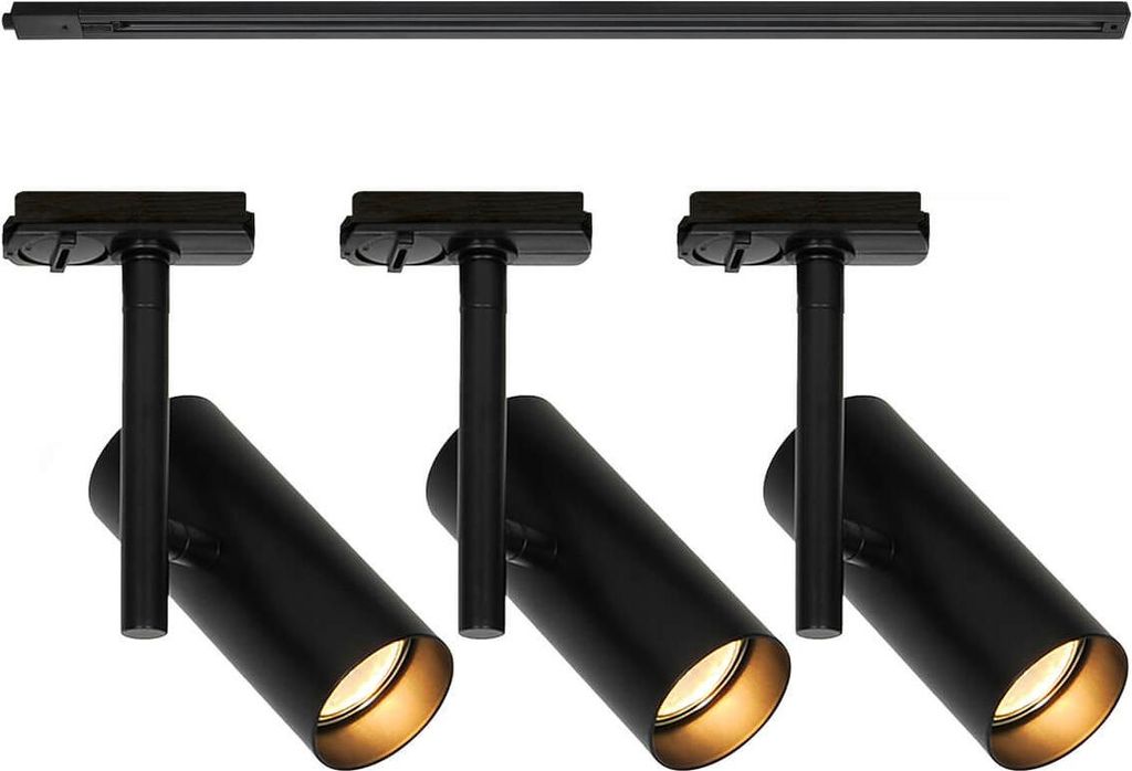 Nordlux 2510096003 Jerome 3-Kit + 1m GU10 Schienensystem Schwarz
