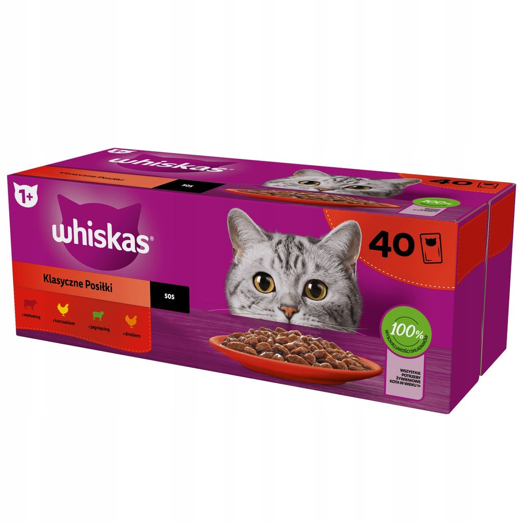 ‎Whiskas 4008429156540, Dorosły, Wołowina, Kurczak, Zdjęcie produktu 