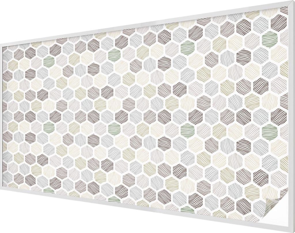 Buntglas Fensterfolie – 116x200 cm – Stained-Glass Design – blickdichte dekorative Sichtschutzfolie – selbstklebend, UV-Schutz – Geometri...