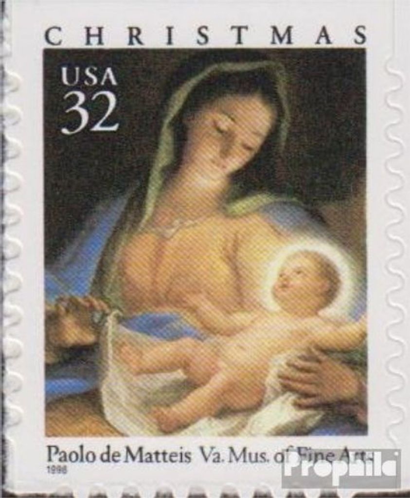 Briefmarken USA 1996 Mi 2799BD (kompl.Ausg.) postfrisch Weihnachten